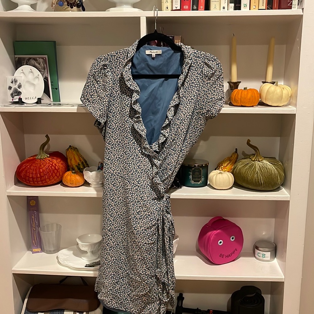 Madewell Short Sleeve Tie Dress